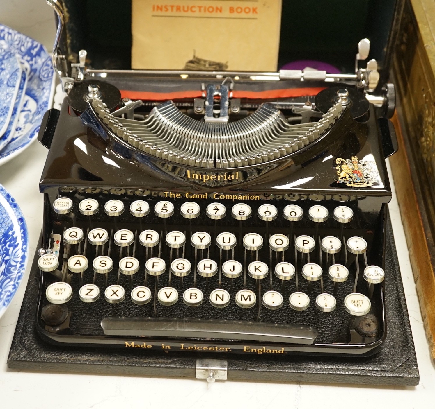 An Imperial ‘Good Companion’ cased typewriter